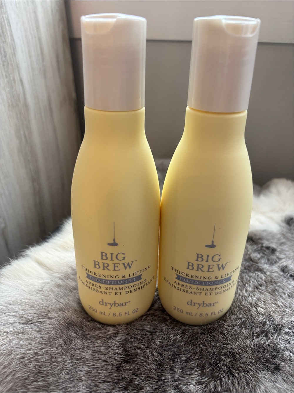 Drybar Big Brew Thickening & Lifting Conditioner-  Two Yellow Bottles